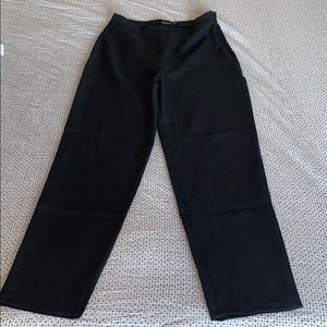 Talk straight leg woven trousers